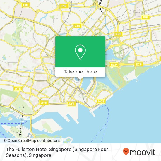 The Fullerton Hotel Singapore (Singapore Four Seasons) map