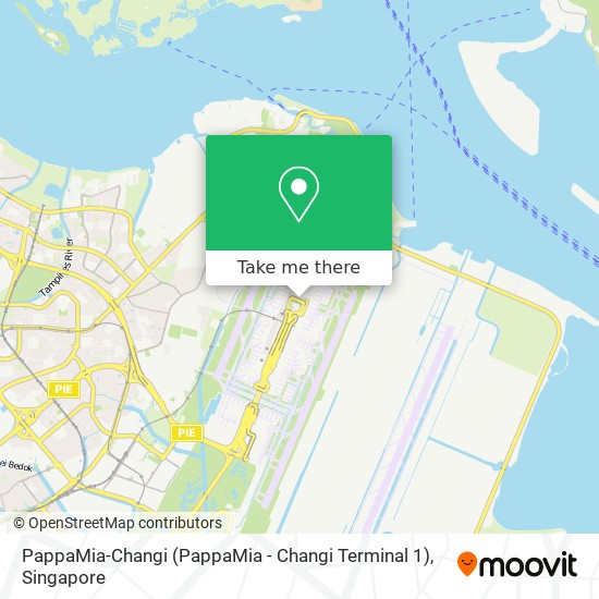 PappaMia-Changi (PappaMia - Changi Terminal 1) map