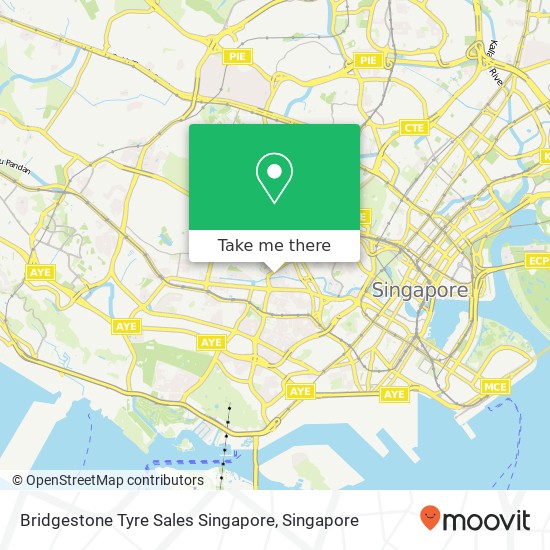 Bridgestone Tyre Sales Singapore map