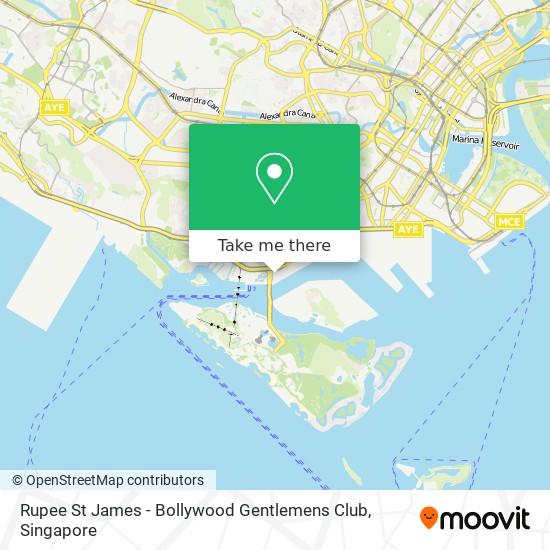 Rupee St James - Bollywood Gentlemens Club地图
