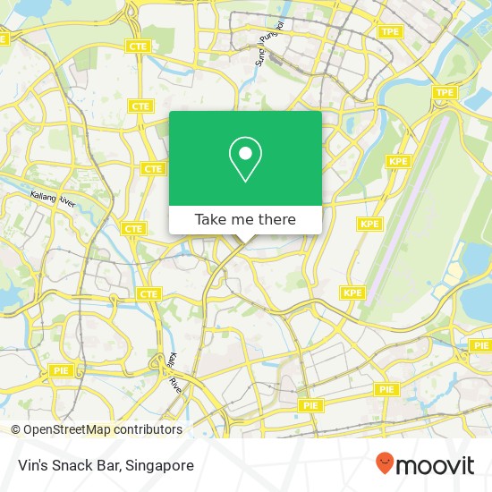 Vin's Snack Bar map
