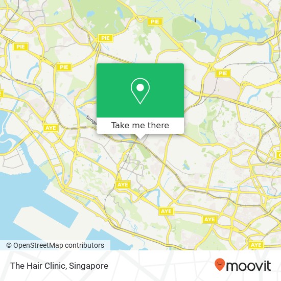 The Hair Clinic map
