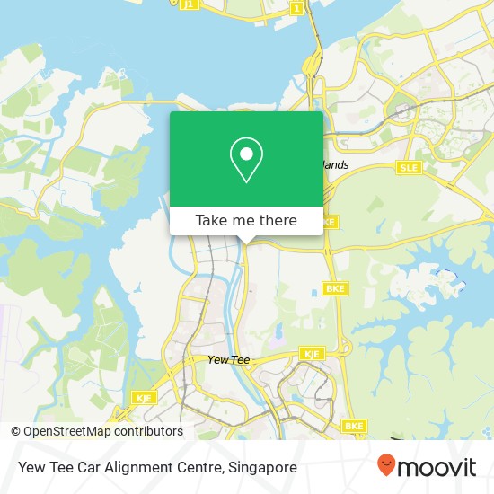 Yew Tee Car Alignment Centre map