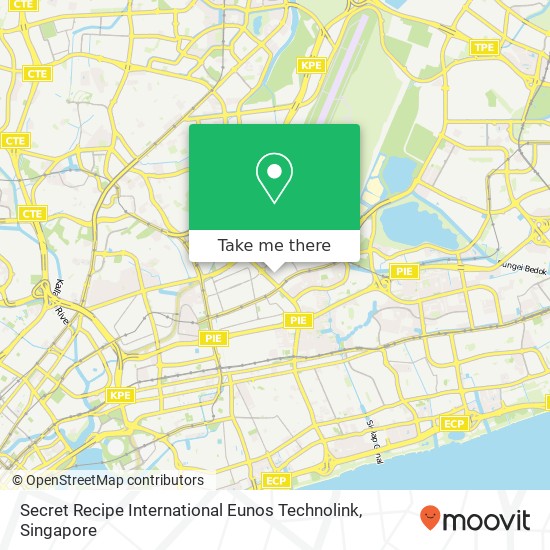Secret Recipe International Eunos Technolink map