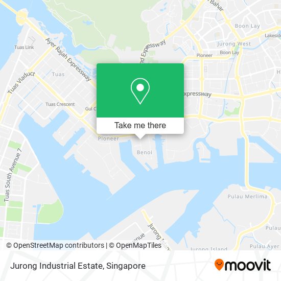 Jurong Industrial Estate map