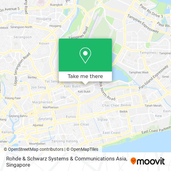 Rohde & Schwarz Systems & Communications Asia map