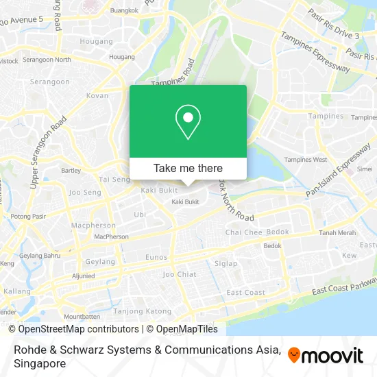 Rohde & Schwarz Systems & Communications Asia map