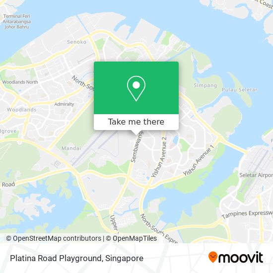 Platina Road Playground map