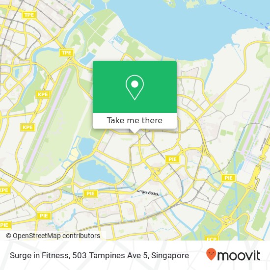 Surge in Fitness, 503 Tampines Ave 5 map