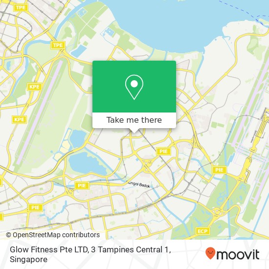 Glow Fitness Pte LTD, 3 Tampines Central 1地图