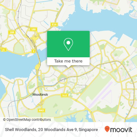 Shell Woodlands, 20 Woodlands Ave 9 map