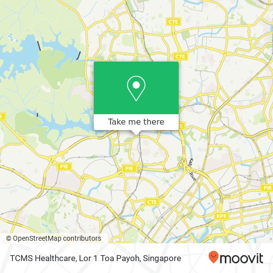 TCMS Healthcare, Lor 1 Toa Payoh map