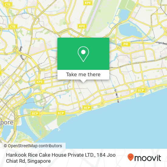 Hankook Rice Cake House Private LTD., 184 Joo Chiat Rd map