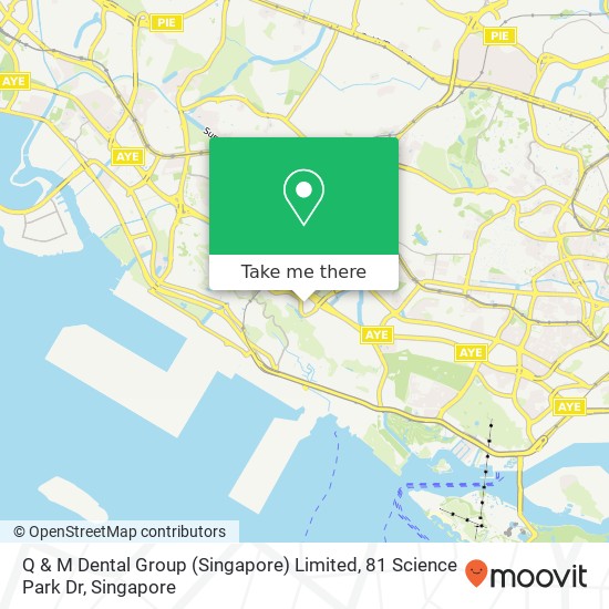 Q & M Dental Group (Singapore) Limited, 81 Science Park Dr地图