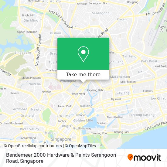 Bendemeer 2000 Hardware & Paints Serangoon Road map