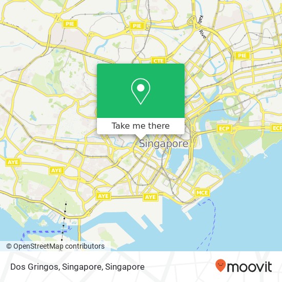 Dos Gringos, Singapore map