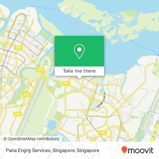 Pana Engrg Services, Singapore map