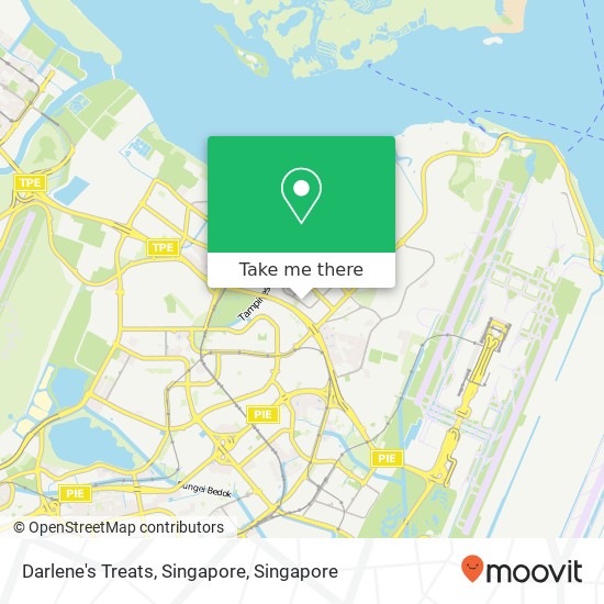 Darlene's Treats, Singapore map