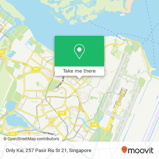 Only Kai, 257 Pasir Ris St 21 map