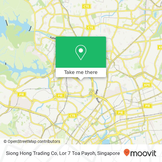 Siong Hong Trading Co, Lor 7 Toa Payoh地图