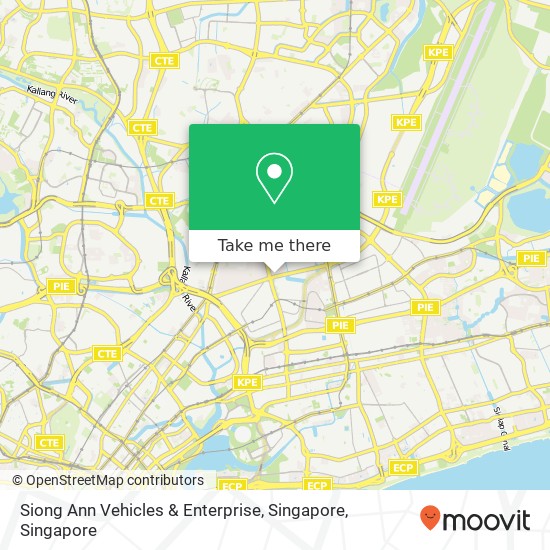 Siong Ann Vehicles & Enterprise, Singapore map