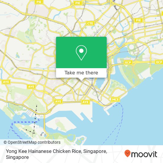 Yong Kee Hainanese Chicken Rice, Singapore map