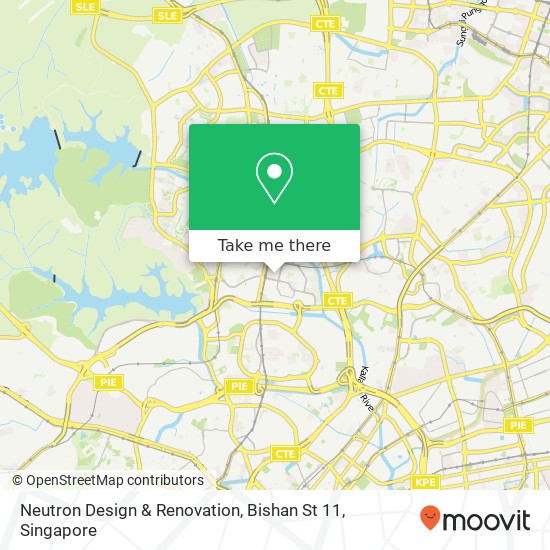 Neutron Design & Renovation, Bishan St 11 map