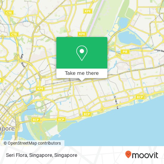 Seri Flora, Singapore map