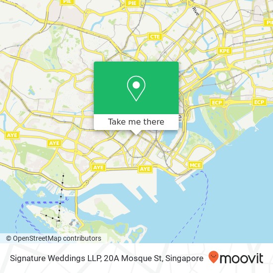 Signature Weddings LLP, 20A Mosque St map
