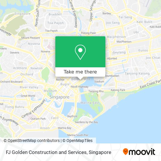 FJ Golden Construction and Services map