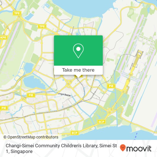Changi-Simei Community Children's Library, Simei St 1地图