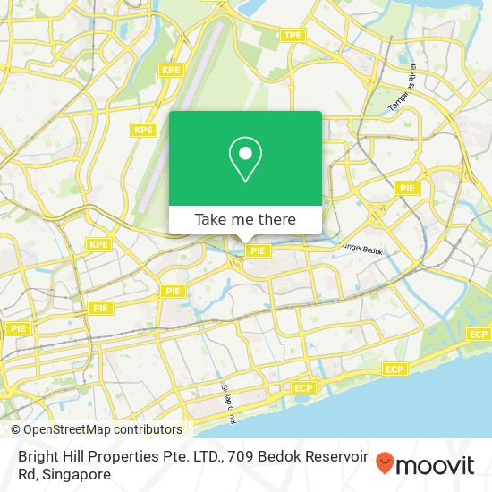 Bright Hill Properties Pte. LTD., 709 Bedok Reservoir Rd map