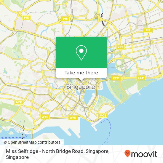 Miss Selfridge - North Bridge Road, Singapore map