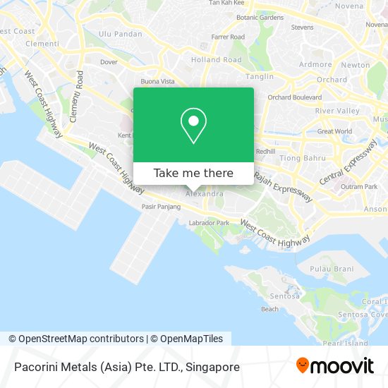 Pacorini Metals (Asia) Pte. LTD. map