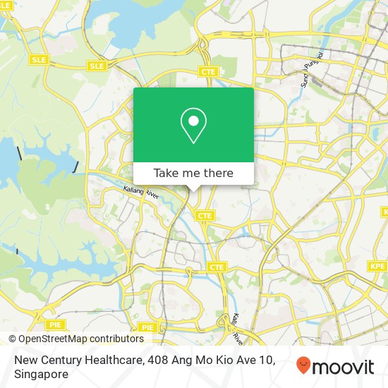 New Century Healthcare, 408 Ang Mo Kio Ave 10 map