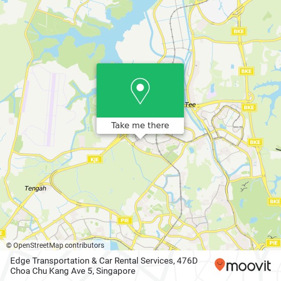 Edge Transportation & Car Rental Services, 476D Choa Chu Kang Ave 5地图