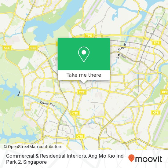 Commercial & Residential Interiors, Ang Mo Kio Ind Park 2 map