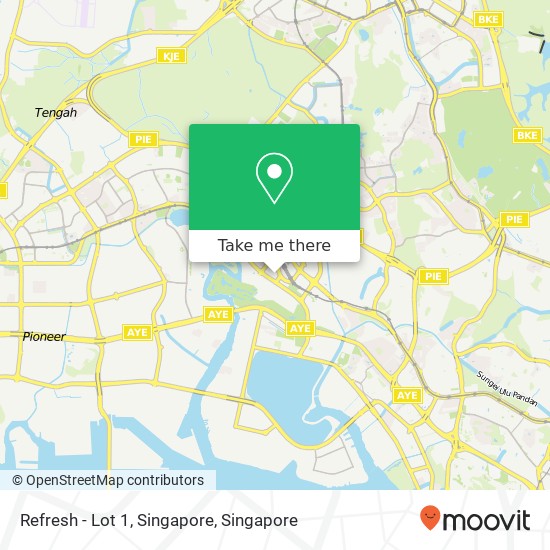 Refresh - Lot 1, Singapore map