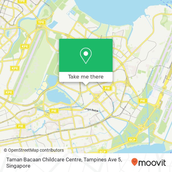 Taman Bacaan Childcare Centre, Tampines Ave 5 map