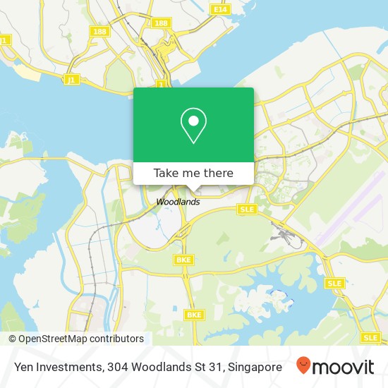 Yen Investments, 304 Woodlands St 31 map