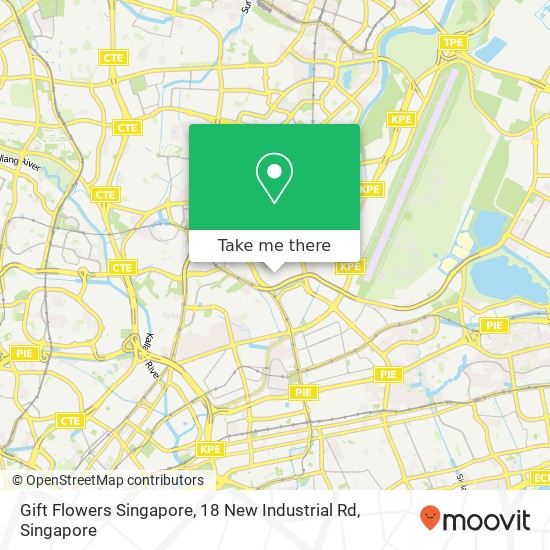 Gift Flowers Singapore, 18 New Industrial Rd地图