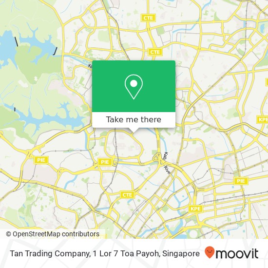 Tan Trading Company, 1 Lor 7 Toa Payoh map