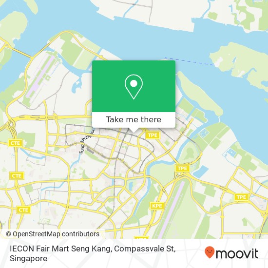 IECON Fair Mart Seng Kang, Compassvale St地图