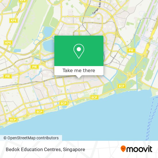 Bedok Education Centres map