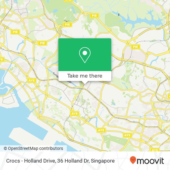 Crocs - Holland Drive, 36 Holland Dr地图