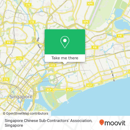 Singapore Chinese Sub-Contractors' Association map