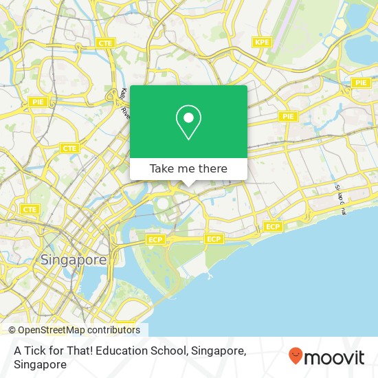 A Tick for That! Education School, Singapore map