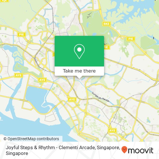 Joyful Steps & Rhythm - Clementi Arcade, Singapore map