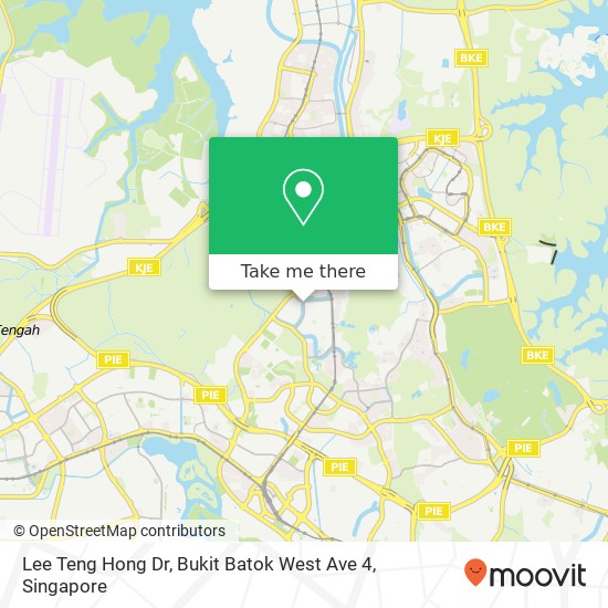 Lee Teng Hong Dr, Bukit Batok West Ave 4 map