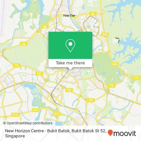 New Horizon Centre - Bukit Batok, Bukit Batok St 52 map